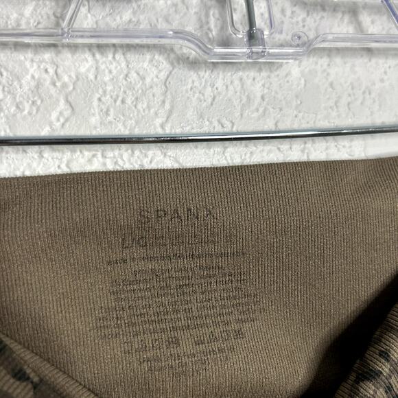 Spanx Look At Me Now Seamless Leggings in Mini Leopard Womens Size Large - Picture 4 of 7